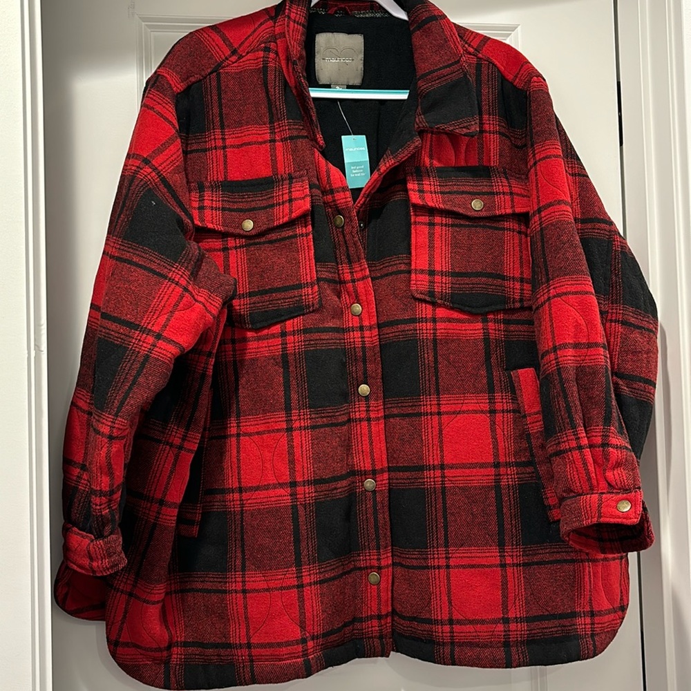 Maurices Ladies Plus Size Wool Jacket